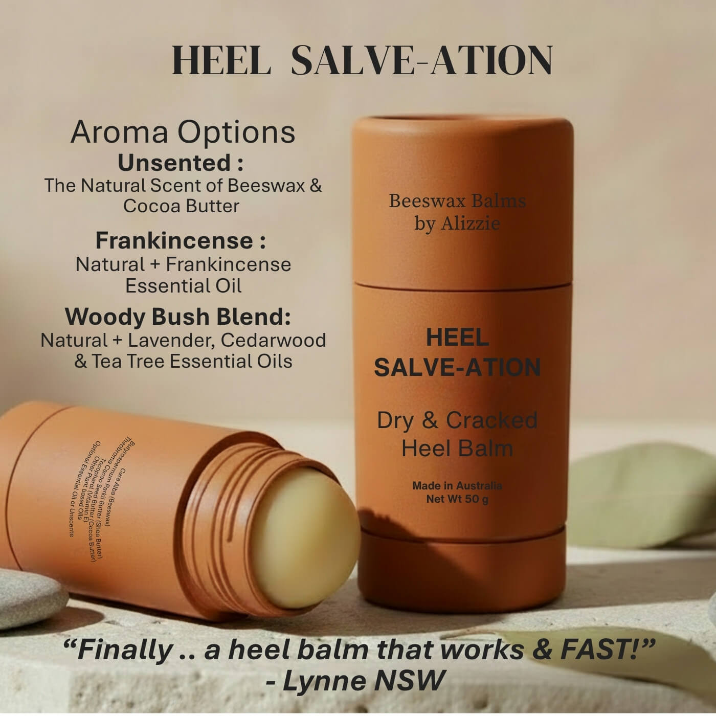 DRY CRACKED HEEL BALM - Heel Salve-ation