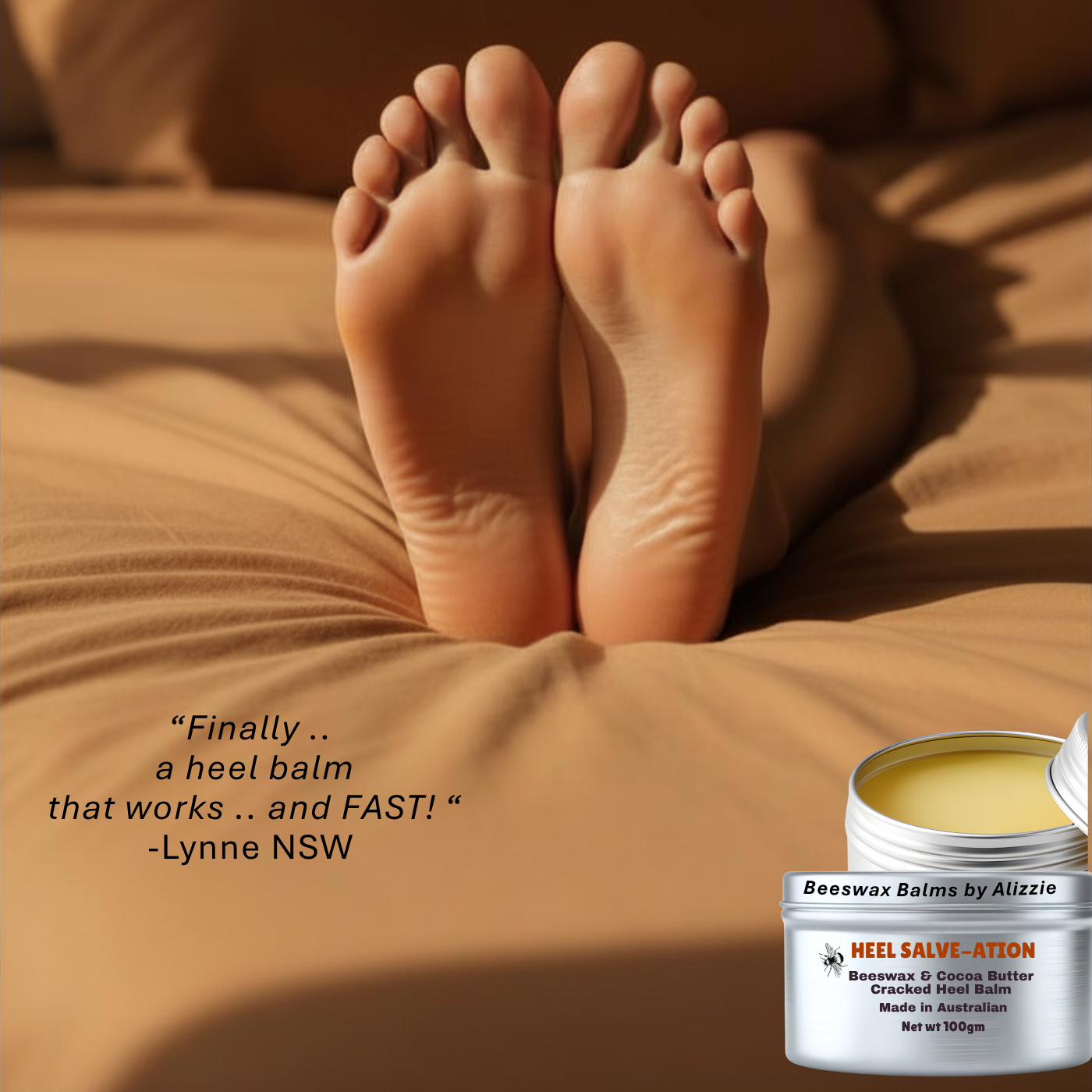 HEEL SALVE-ATION - Dry Cracked Heel balm