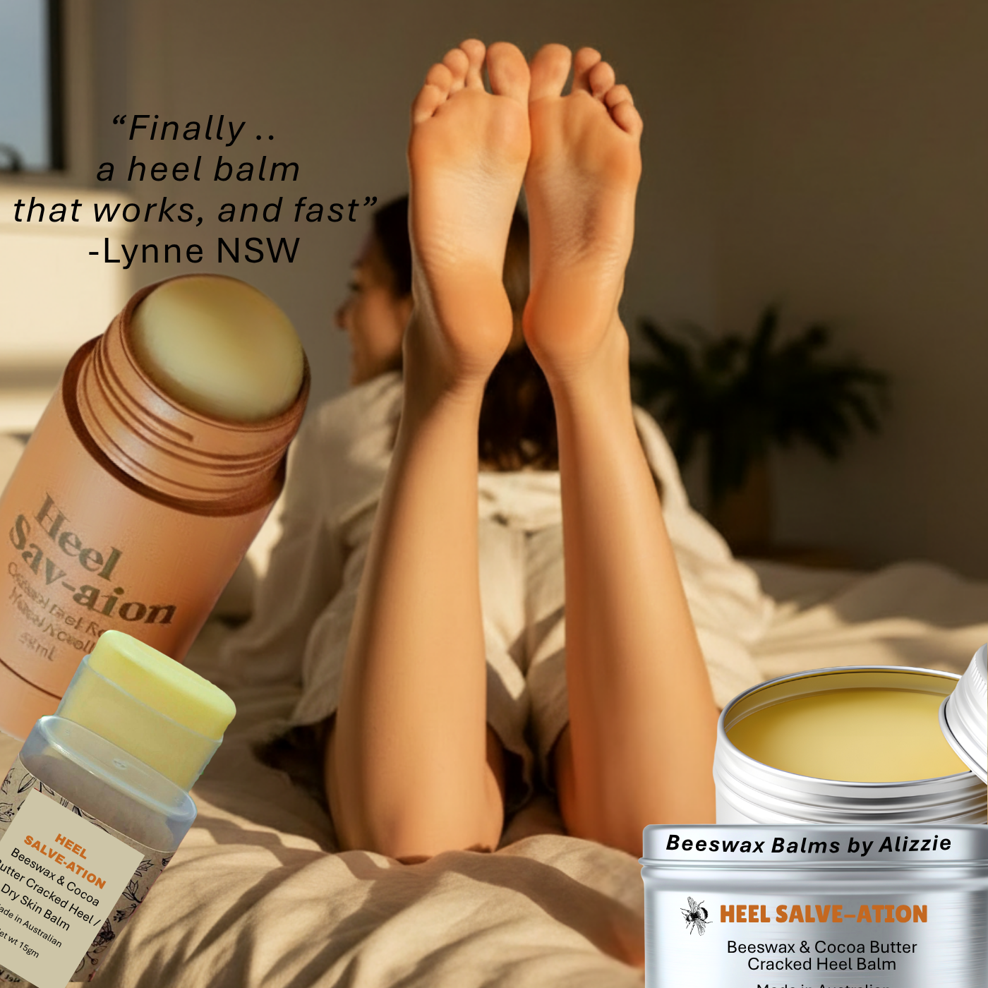 HEEL SALVE-ATION - Dry Cracked Heel balm
