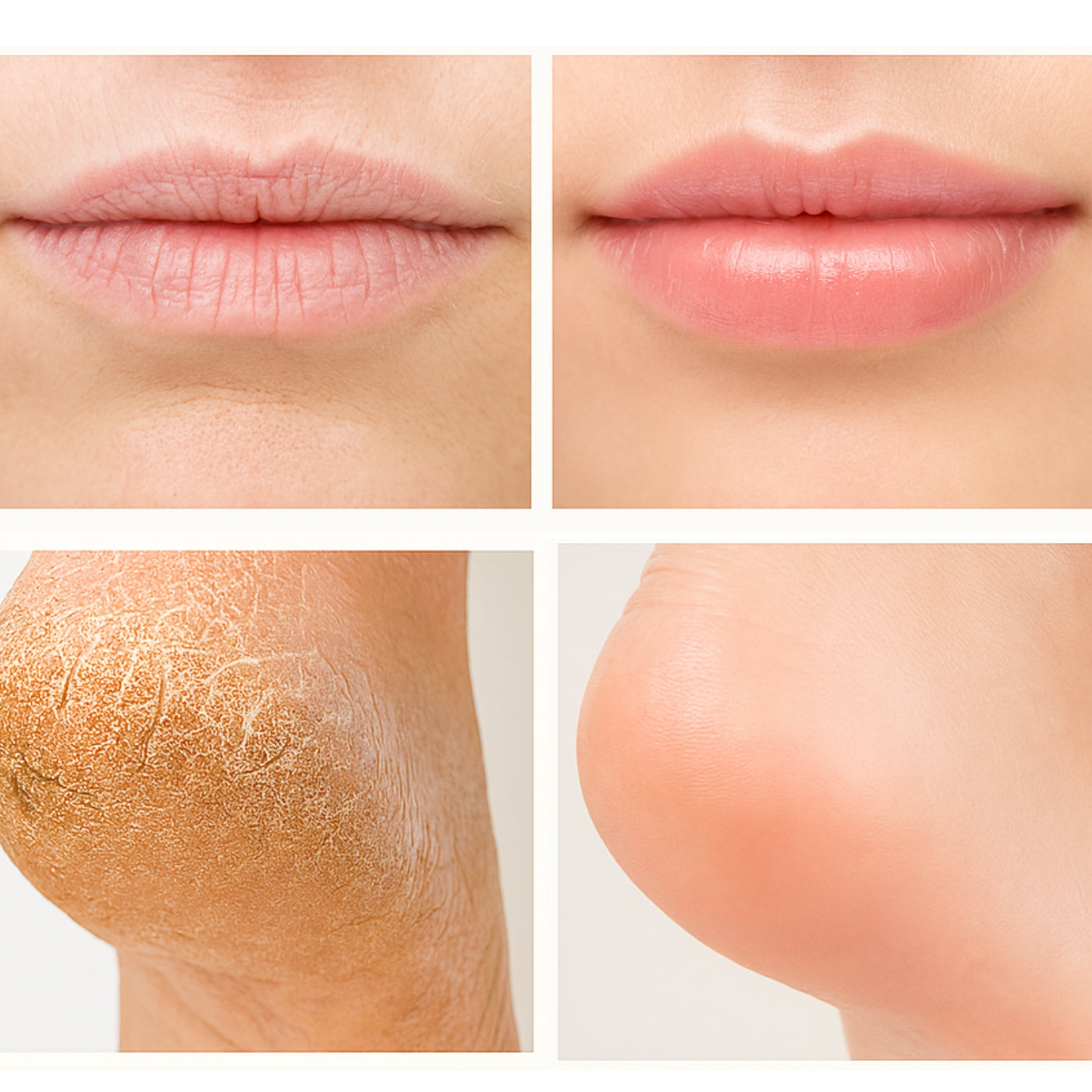 before‑and‑after Beeswax Balms by Alizzie nourish & soothe